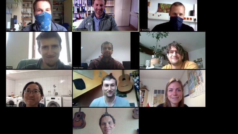 People in the working group of structural geology in Jena