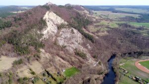 Panorama des Dohlensteins bei Kahla